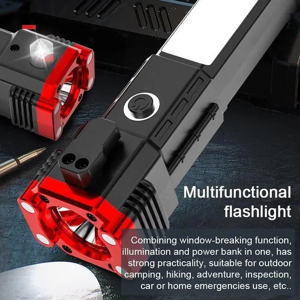 Portable Rechargeable Torch LED Flashlight - Loopni