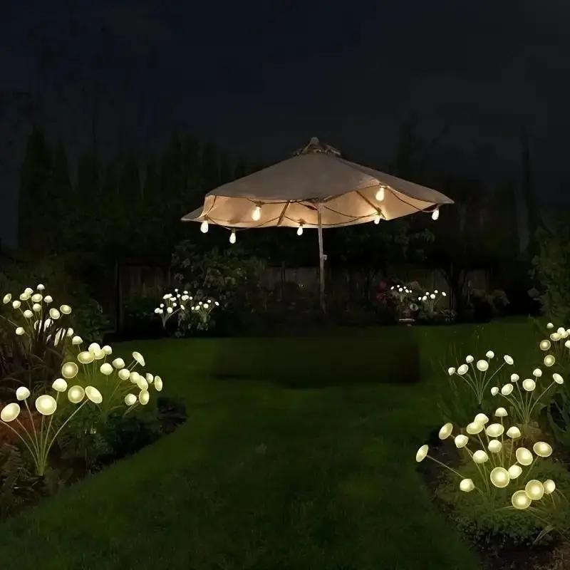 Solar LED Jellyfish Mushroom Lights for Garden -Outdoor Ground-Plug Lawn Lights - Loopni