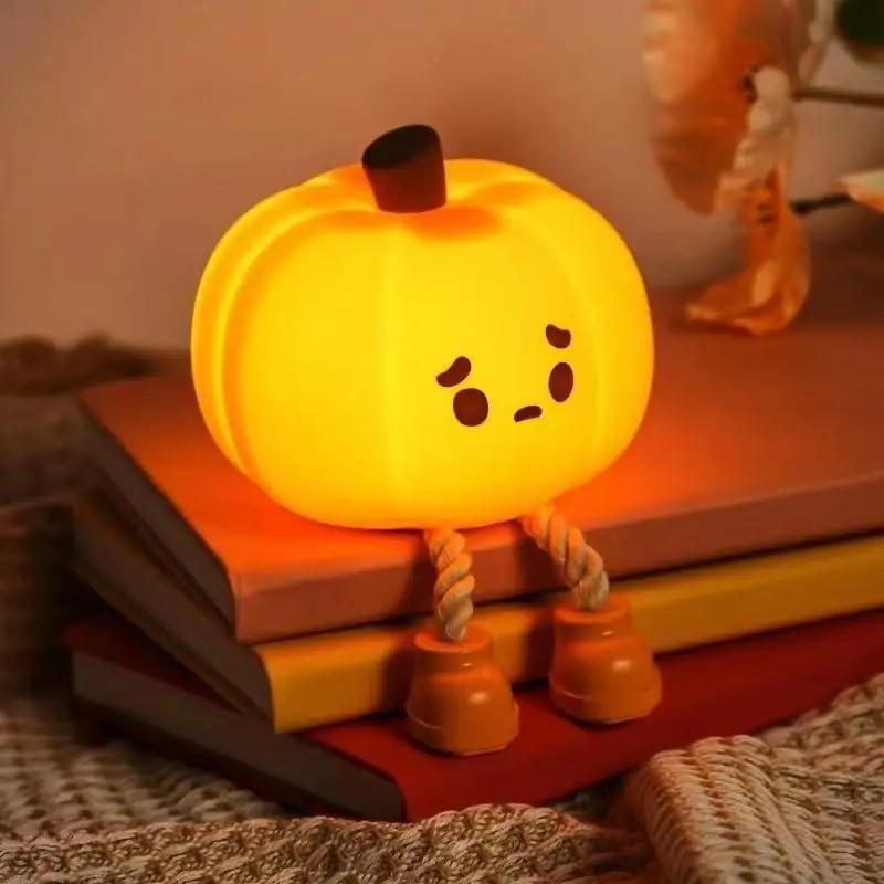 Sad Pumpkin Silicone Lamp - Loopni