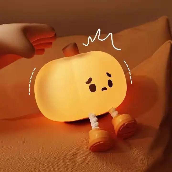 Sad Pumpkin Silicone Lamp - Loopni