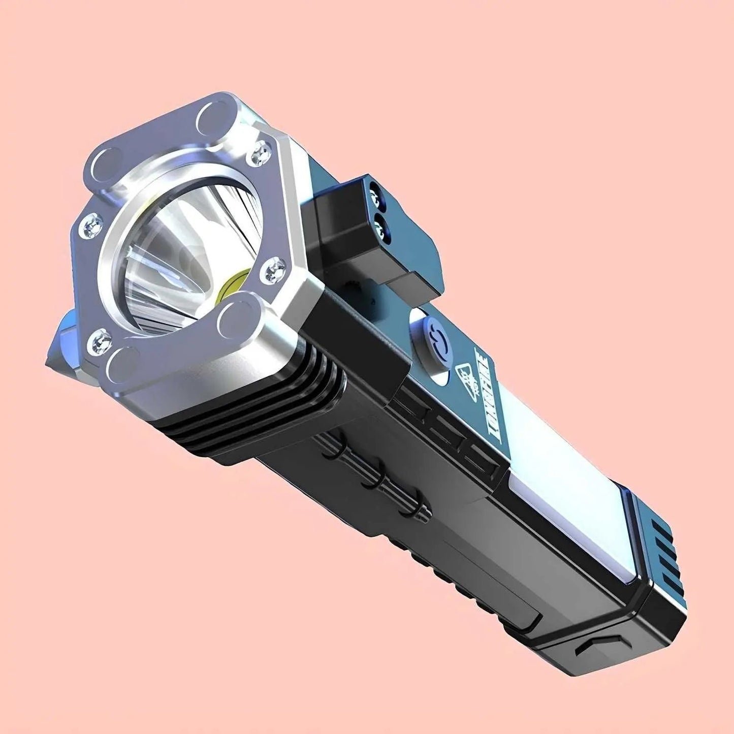 Portable Rechargeable Torch LED Flashlight - Loopni