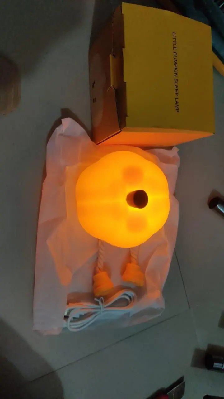 Sad Pumpkin Silicone Lamp - Loopni