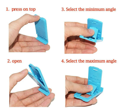 0787 Universal Portable Foldable Holder Stand For Mobile - Loopni
