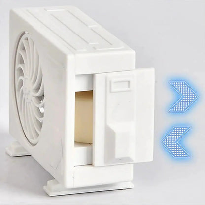 Ac Design Solar-powered Car Air Freshener Built-in Perfume Diffuser For Dashboard And Ac Vent - Loopni