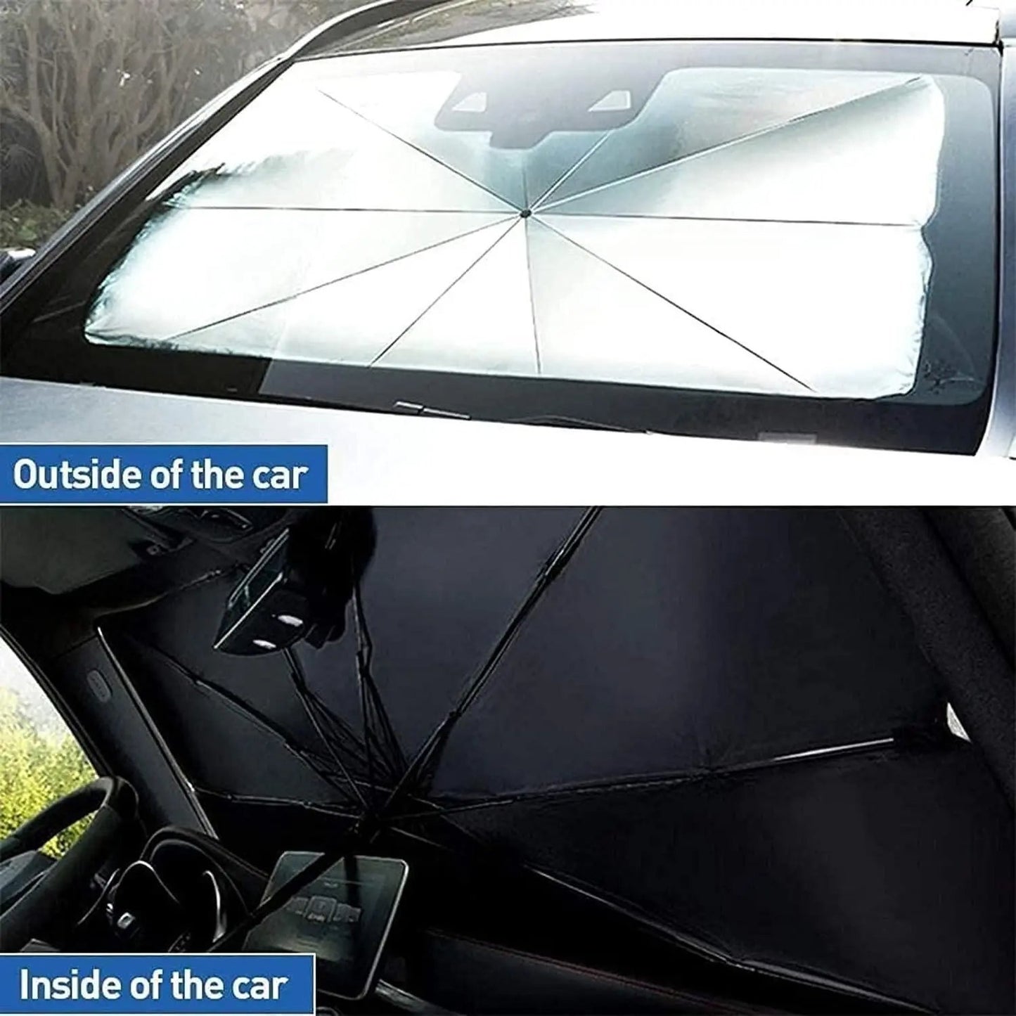Car Windshield Sun Shade Umbrella� - Loopni