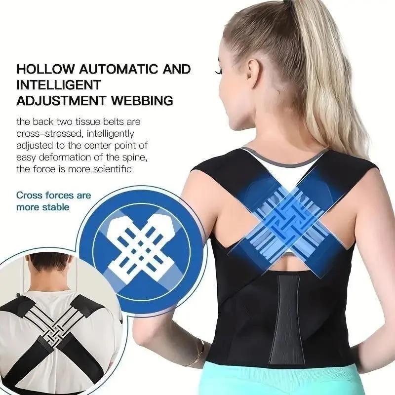 Adjustable Back Posture Corrector/ Slouching Relieve Pain Belt Women Men - Loopni