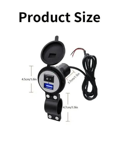 Bike-Motorcycle USB Charger - Loopni