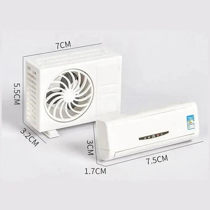 Miniature AC design Solar-Powered Car Air freshener Diffuser - Loopni