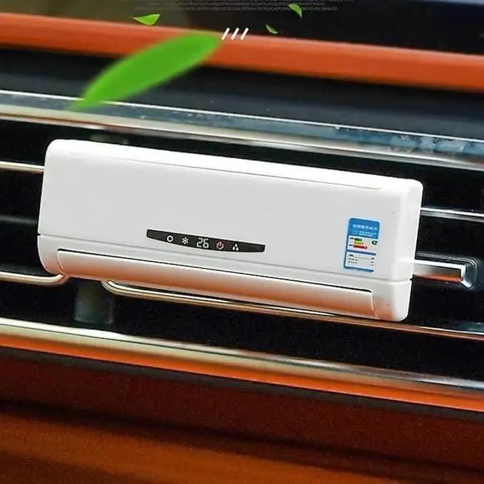 Miniature AC design Solar-Powered Car Air freshener Diffuser - Loopni
