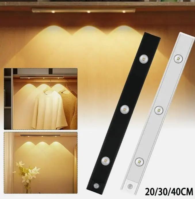 LED PIR Motion Sensor Cabinet  With USB Rechargeble - Loopni