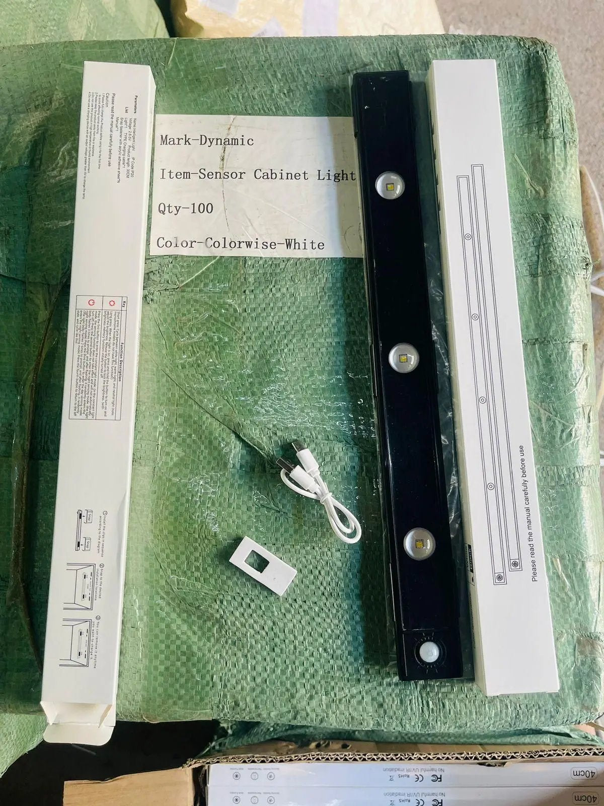 LED PIR Motion Sensor Cabinet  With USB Rechargeble - Loopni