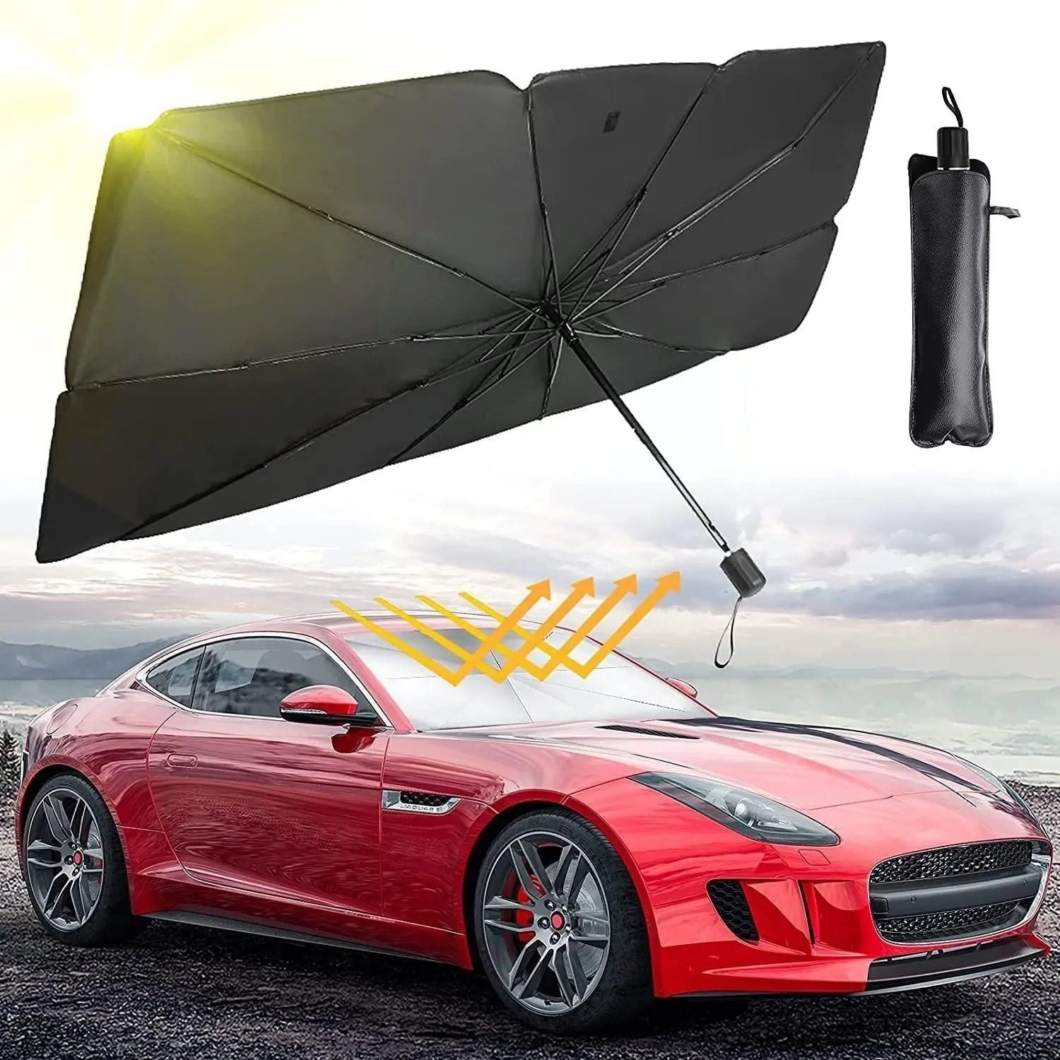 Car Windshield Sun Shade Umbrella� - Loopni