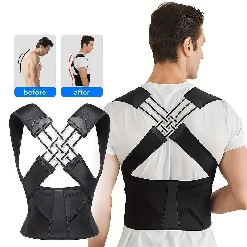 Adjustable Back Posture Corrector/ Slouching Relieve Pain Belt Women Men - Loopni