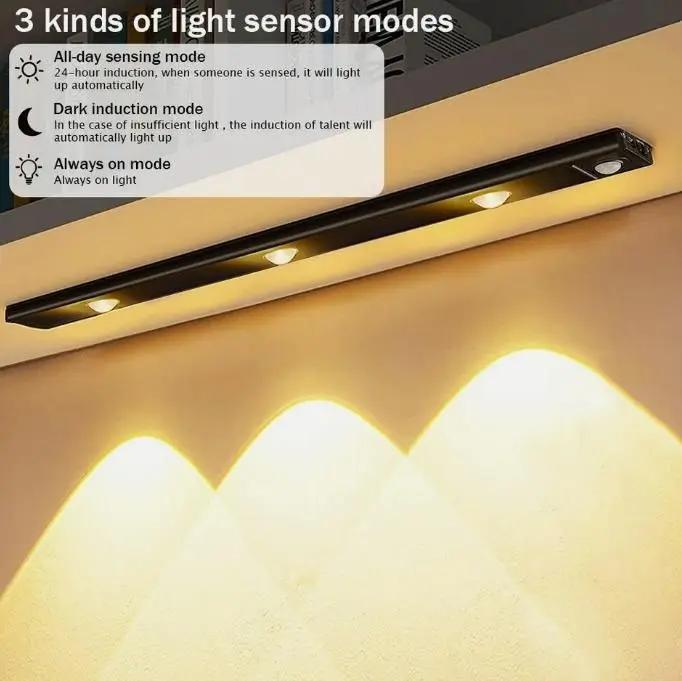 LED PIR Motion Sensor Cabinet  With USB Rechargeble - Loopni
