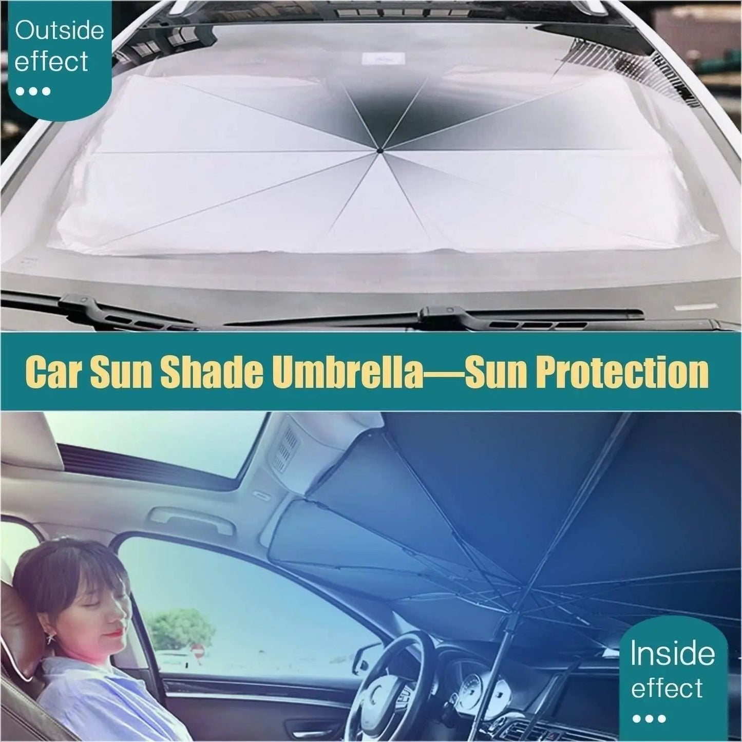 Car Windshield Sun Shade Umbrella� - Loopni