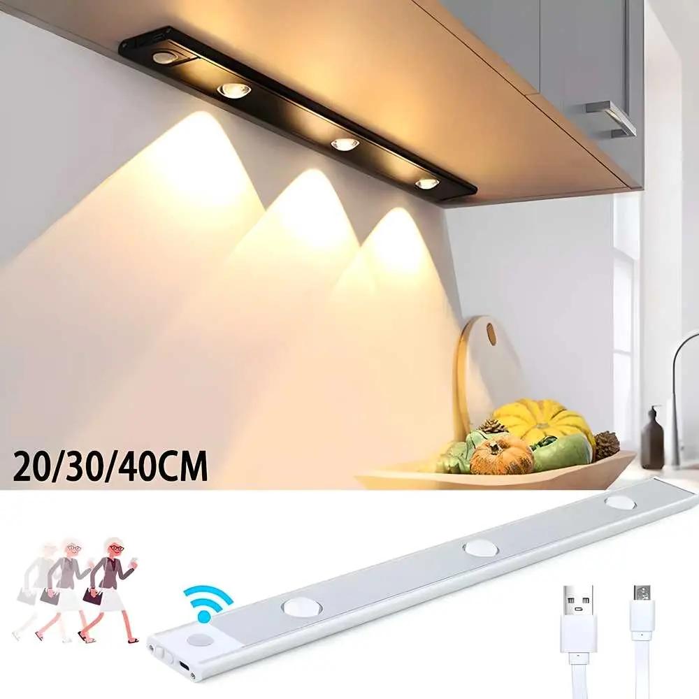 LED PIR Motion Sensor Cabinet  With USB Rechargeble - Loopni