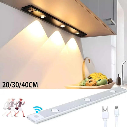 LED PIR Motion Sensor Cabinet  With USB Rechargeble - Loopni