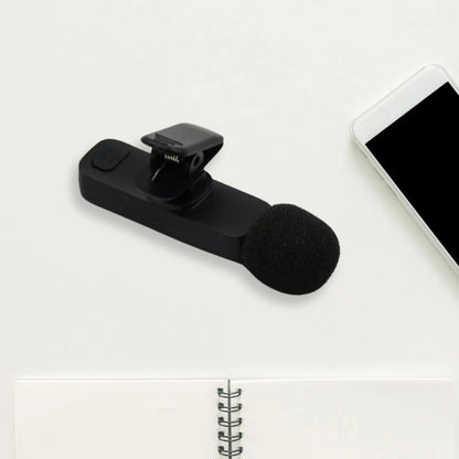 12639 Intelligent Noise Cancelling Live Streaming Clip On Microphone For Type-c  For Iphone With Charging Mini Wireless Lapel Collar Microphone - Loopni