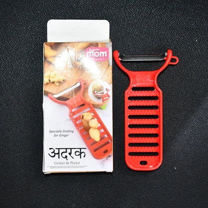 Supermom Ginger Grater And Peeler (1 Pc) - Loopni