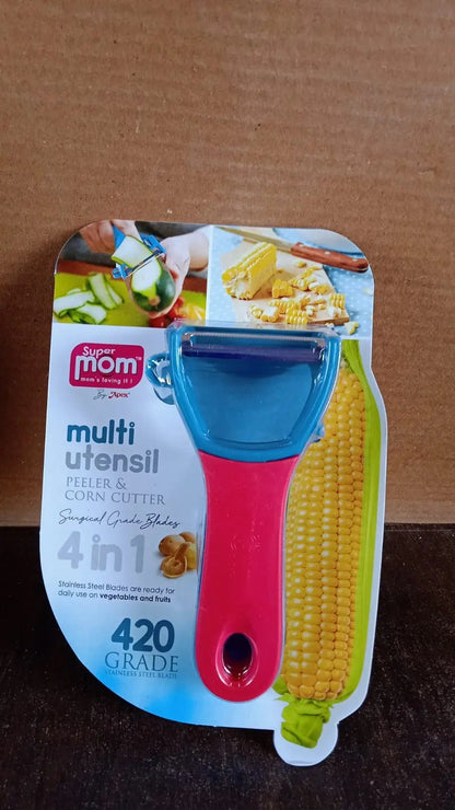 4-in-1 Multi-functional Vegetable  Fruit Peeler (1 Pc) - Loopni