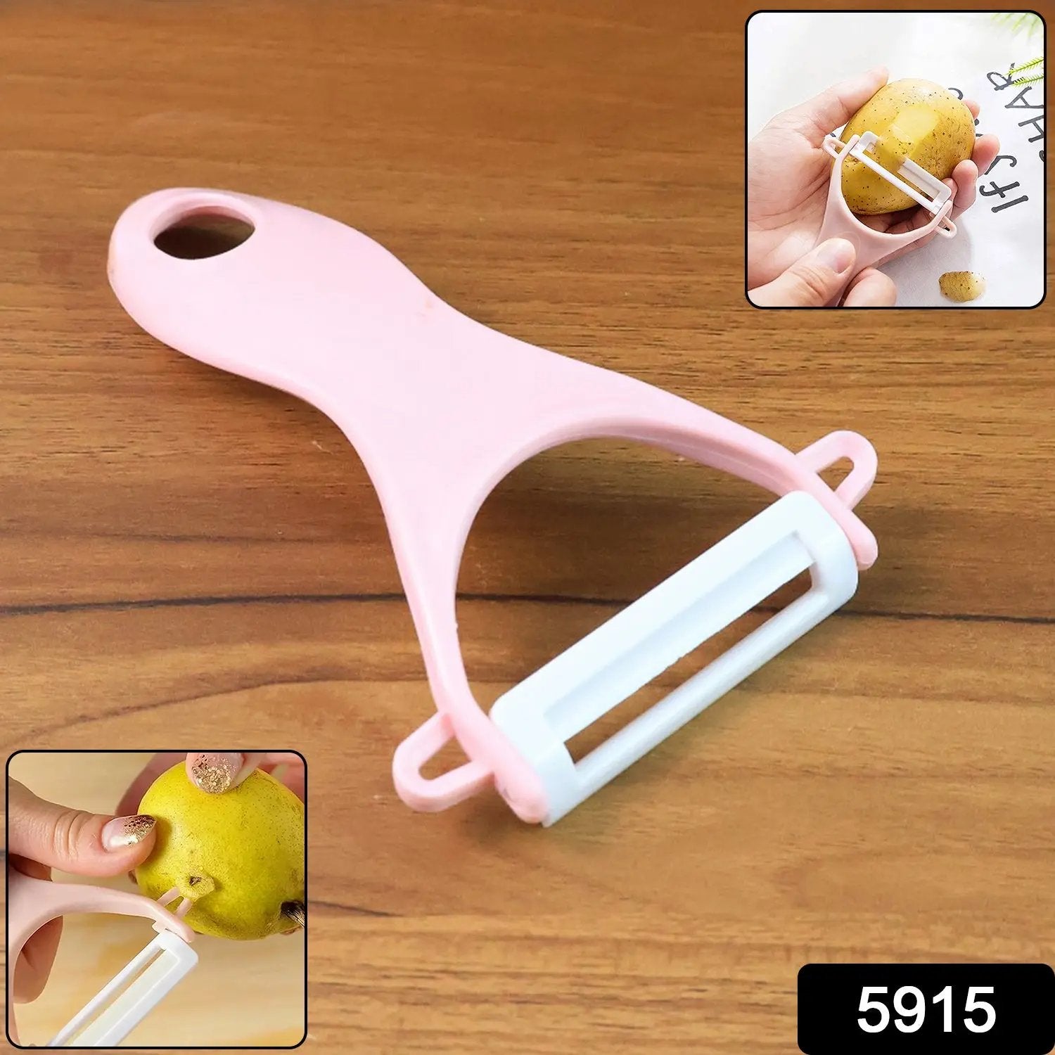 5915 Stainless Steel Blade Peeler Universal Peeler For Professional And Household Kitchen Peeler (1 Pc) - Loopni