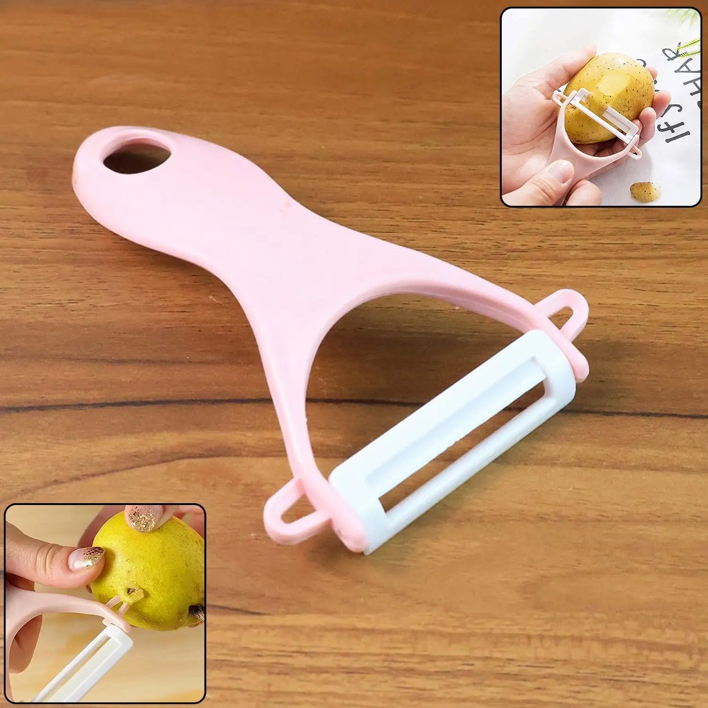 5915 Stainless Steel Blade Peeler Universal Peeler For Professional And Household Kitchen Peeler (1 Pc) - Loopni